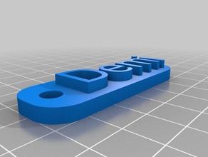 demi signs logos customized 3d print model - Mito3D