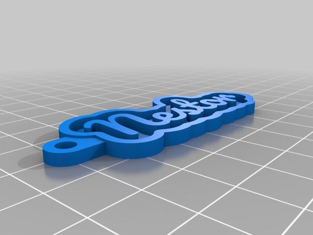 plan table keychains customized 3D print model - Mito3D