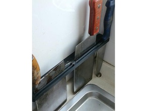 coltello da cucina rack pranzo 3d print model - Mito3D