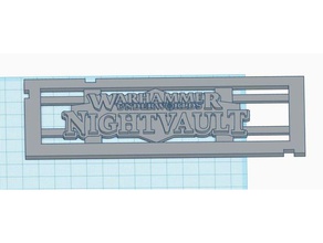 nightvault token vassoio coperchio giocattolo gioco accessori shadespire 3d print model - Mito3D