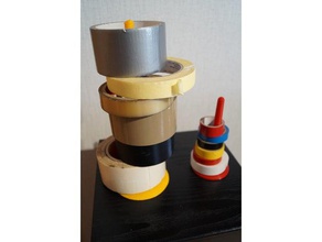 tape stand organization holder 3d print model - Mito3D