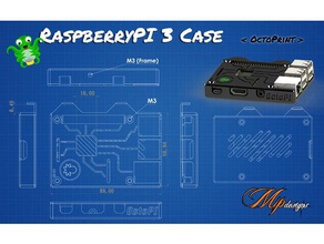 raspberrypi 3 case &lt octoprint&gt octopi octoprint prusa i3 raspberry pi 3d print model - Mito3D