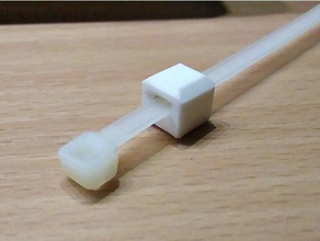 cinturón de sujeción zip la tira partes 3d print model - Mito3D