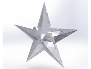 estrela natal decoração de a toile noel sapin 3d print model - Mito3D