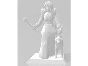 druid oyuncaklar oyunlar dnd mini minyatür druidler insan 3d print model - Mito3D
