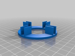 38mm fin positioning rings other 3d print model - Mito3D