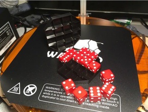 minimalistic d6 12 pack dice box rpg 3d print model - Mito3D