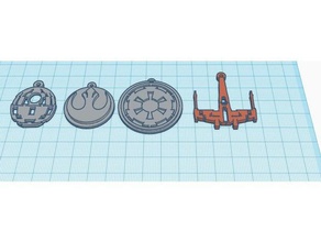 may 4th you necklace pendants accessories death star imperial guard jedi rebel rebels alliance starwars wars xwing miniatures 3d print model - Mito3D