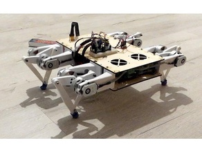 quadruped robot brushless motors robotics 3d print model - Mito3D