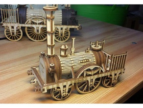 adler steam locomotive vehicles 3mm gauge 1 inkscape lasercut model railroad plywood 3d print model - Mito3D