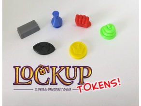 lockup roll player upgrade tokens boardgame games boardgames accessories components board game token 3d print model - Mito3D