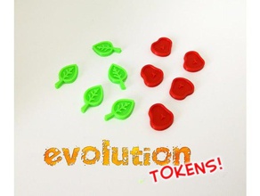 evolution upgrade tokens boardgame boardgames accessories components board game games token 3d print model - Mito3D