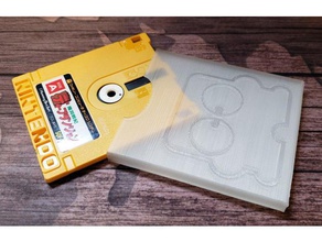 nintendo famicom disk system fds sleeve video games storage 3d print model - Mito3D