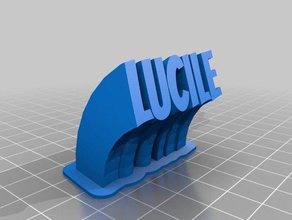lucile office angepasst 3d print model - Mito3D