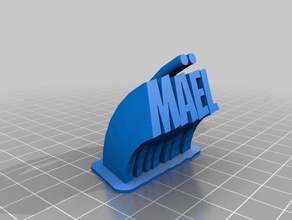 mael office personalizado 3d print model - Mito3D