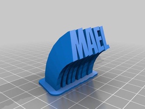mael 2 office personalizado 3d print model - Mito3D
