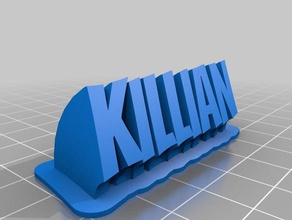 killian office personalizzato 3d print model - Mito3D