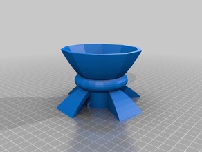 elegant flower pot 3d drucken 3d print model - Mito3D
