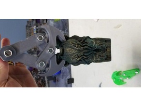 yerçekimi claw hook v2 güncellendi hobi kanca 3d print model - Mito3D