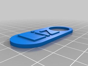 liz chaveiro personalizador de sistemas chaveiros personalizado 3d print model - Mito3D