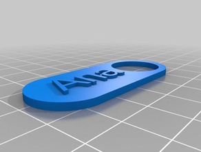 ana keychain customizer keychains customized 3d print model - Mito3D