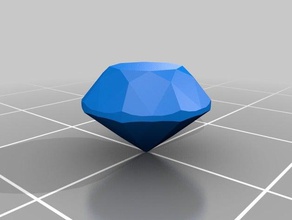 my customized diamond ideal brilliant updated 2019 jewelry 3d print model - Mito3D