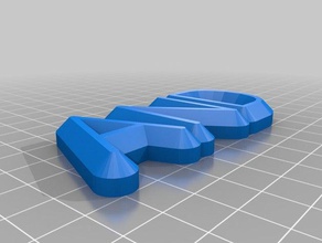 il mio nome personalizzato portachiavi 1 organizzazione 3d print model - Mito3D