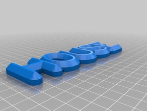 il mio nome personalizzato portachiavi 1 organizzazione 3d print model - Mito3D