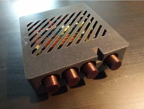 amplifier box tpa3116 music aplifier bluetooth case 3d print model - Mito3D