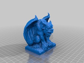 hockenden gargoyle durchsucht Replikate - Dämon fantasy monster Photogrammetrie photoscan Skulptur 3d print model - Mito3D