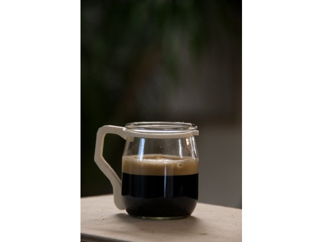 cup holder kitchen dining coffee glass pot 3D print model - Mito3D