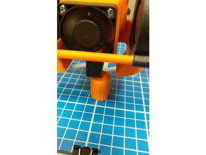 dualfan spacer heavy duty customisable e3d mount printer accessories 3d print model - Mito3D