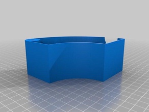 il mio personalizzato openscad spool cassetto portaoggetti completamente su misura 3d print model - Mito3D
