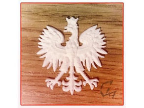 erne-Adler-polnische Wappen Münzen Abzeichen c47 Polen polska 3d print model - Mito3D