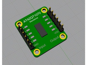 adafruit 5 channel capacitive sensor at42qt1070 reference model raspberry pi 3d print model - Mito3D