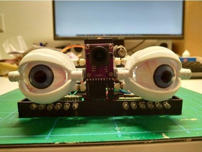 movimento seguire animatronics occhi la robotica animatronic occhio arduino 3d print model - Mito3D