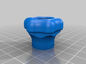 özelleştirilmiş yumuşak n' benim curvy yıldız Topuz 3d print model - Mito3D