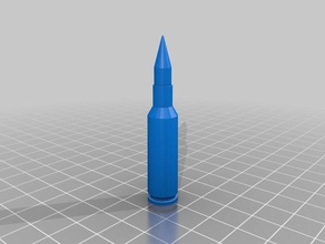 224 valkyrie ronda otros la munición pistola 3d print model - Mito3D