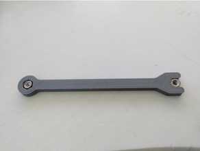 m3 55mm nut wrench used prusa mk3s bed nyloc mod 3d printer accessories i3 3d print model - Mito3D