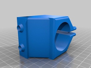 support moteur 37 5 mm cachan Robotik 3d print model - Mito3D