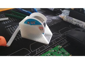 de solda, suporte rolo eletrônica 3d print model - Mito3D