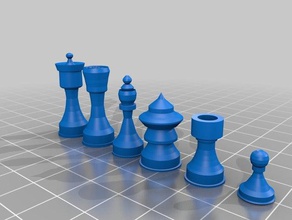 chess set toy game accessories board 3d print model - Mito3D