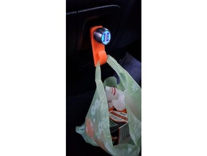 car 12v socket trash bag hanger 3d printing 3d print model - Mito3D