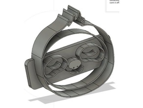 sloth face cookie cutter 3d print model - Mito3D