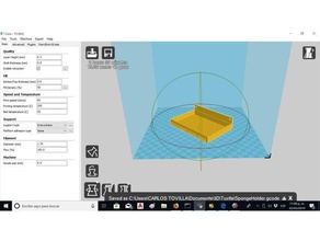 parametric sponge holder 3d print model - Mito3D