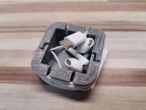 headphones case audio holder headphone 3d print model - Mito3D