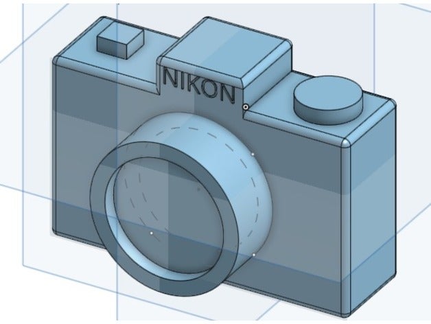 appareil photo nikon 3D print model - Mito3D