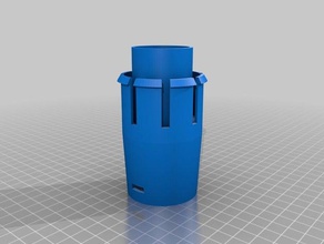 aspirateur adaptateur de tube le remplacement pièces 3d print model - Mito3D