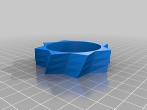 my customized parametric twisted star box 3d print model - Mito3D