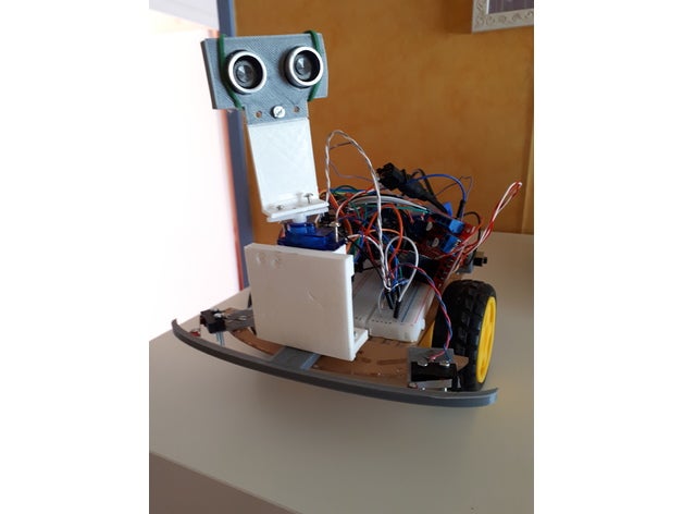 arduino bumper ans support 3D print model - Mito3D